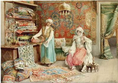 unknow artist Arab or Arabic people and life. Orientalism oil paintings 580